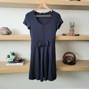 Zara black Bow dress